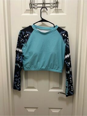 2 piece long sleeve swimsuit